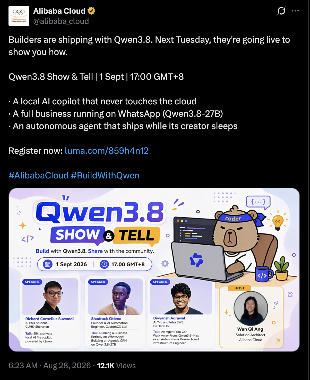 Qwen3.8 Show & Tell