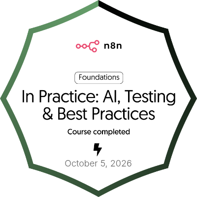 Certificate in Practice: AI, Testing and Best Practices