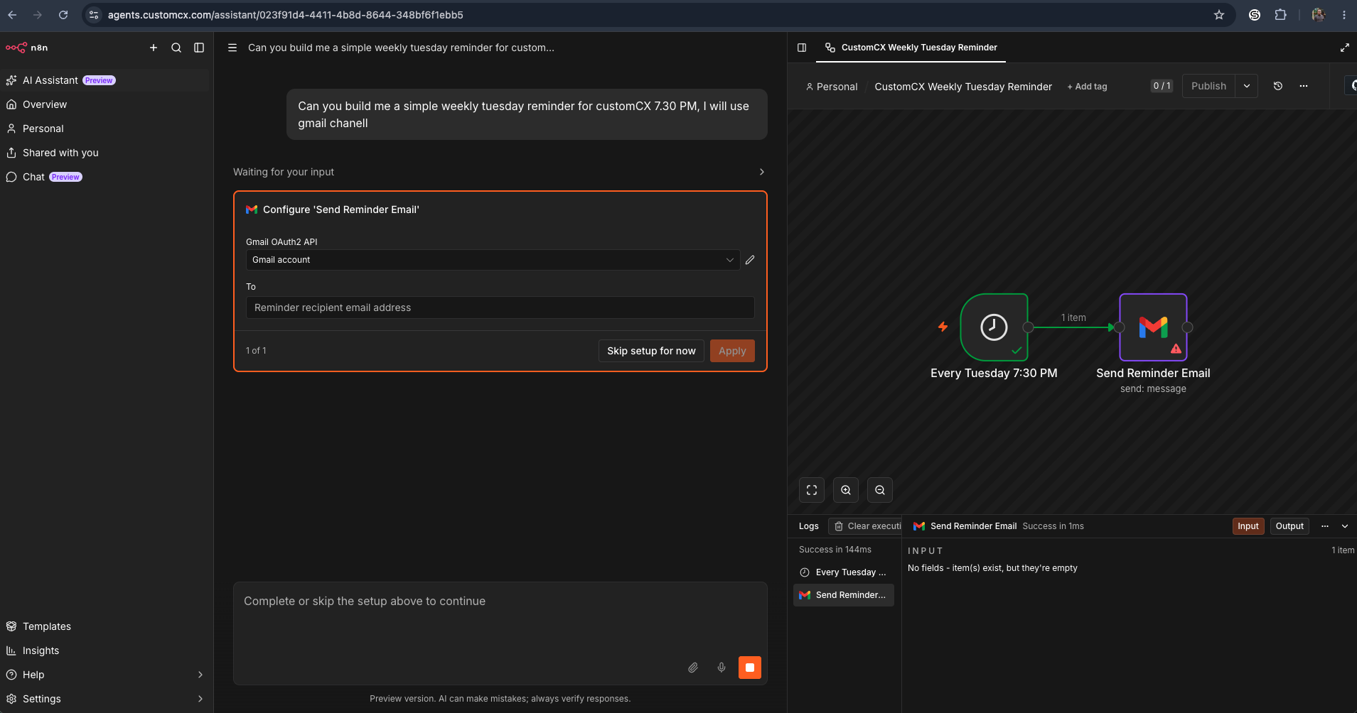 Adding the n8n AI Assistant to a Self-Hosted Instance (Docker + Traefik)