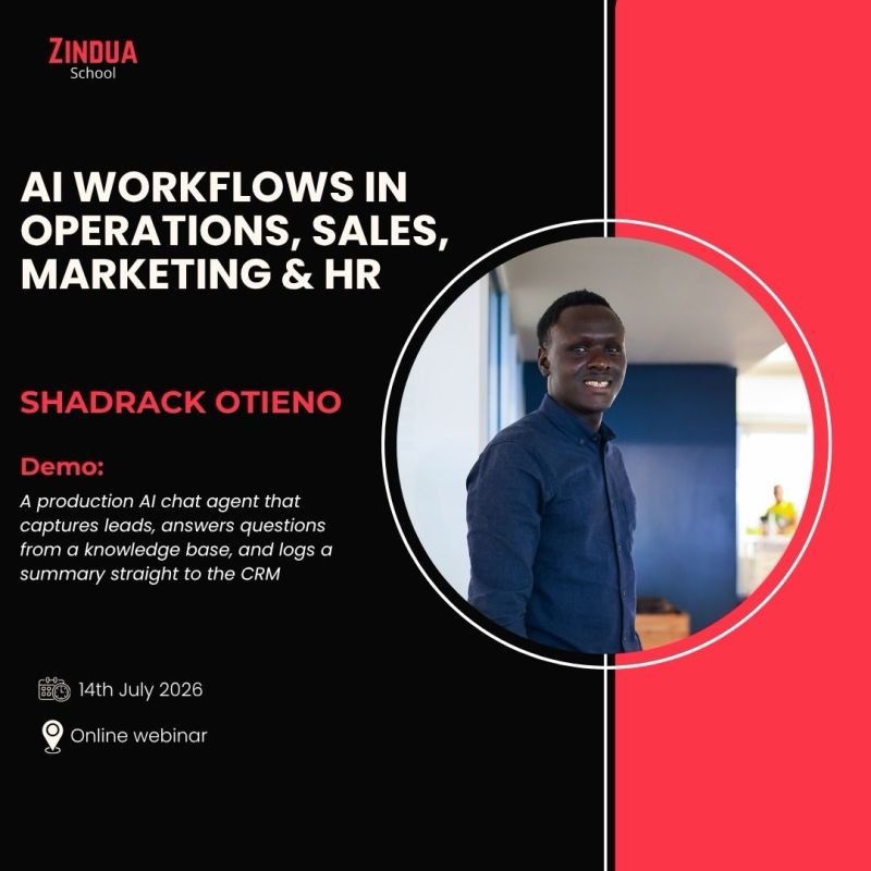 AI Workflows in Operations, Sales, Marketing & HR